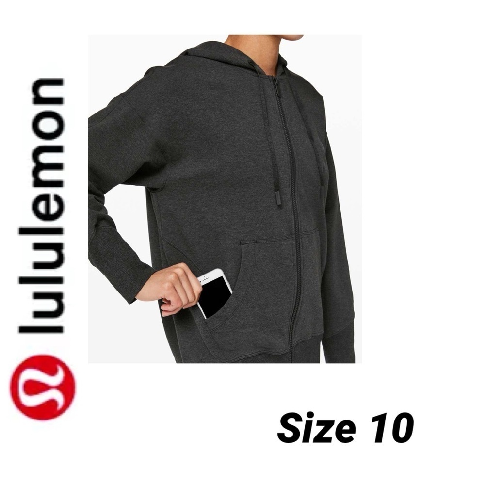 Lululemon Ready to Roll Hoodie
Heathered Black size 10
